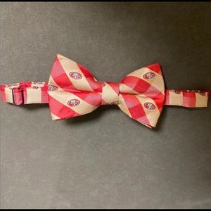 Sf 49ers bow tie football NFL